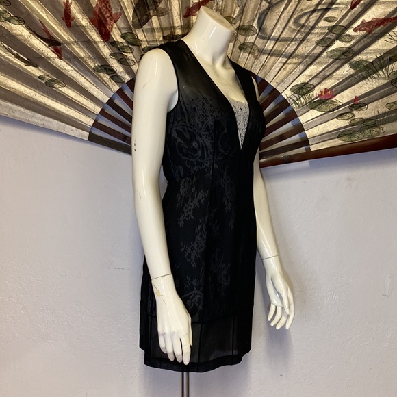 Robert Rodriguez Black Dress w Lace, 4 - Picture 2 of 7